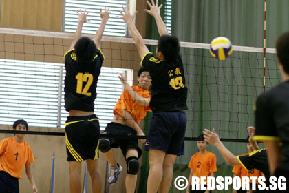 cat high vs yishun town volleyball