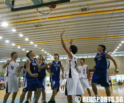 Woodlands Ring Secondary vs Fuchun Secondary Basketball