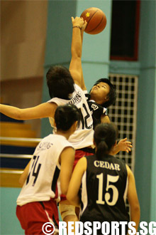 Cedar Girls Secondary vs Yuying secondary to emerge B Division Girls South Zone basketball champions 