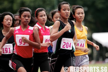 800m girls 2009