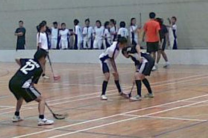 Raffles Institution vs Yishun JC A Division Floorball