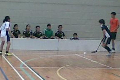 Raffles Institution vs Yishun JC A Division Floorball