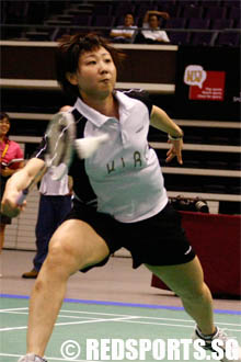 Zhao Mi vs Judith Meulendijks Badminton