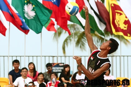 ayg beach volleyball bronze indonesia vs yemen
