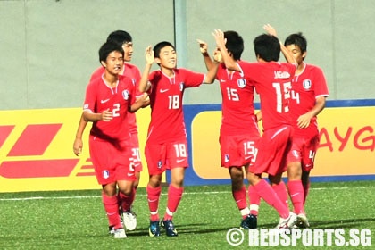 north korea vs south korea ayg football final