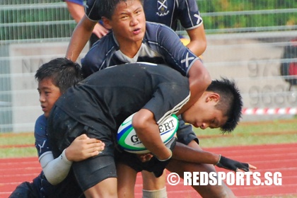 Rugby C div final St Andrews Secondary vs Raffles Institution