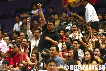 asean basketball league singapore slingers vs philippines patriots crowd