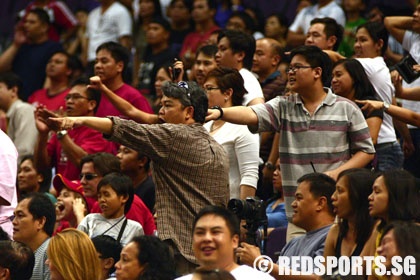 asean basketball league singapore slingers vs philippines patriots crowd