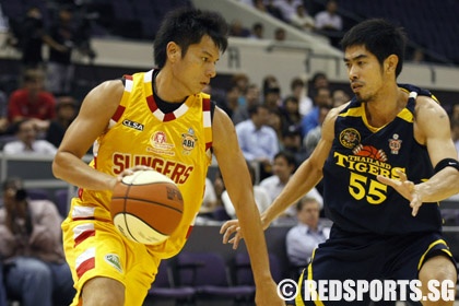 asean basketball league singapore slingers vs thailand tigers