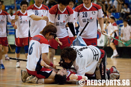 APAC Floorball 2010 Singapore vs Korea