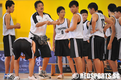 Unity vs Yuying Sec National B Division boys' Basketball Championship first round