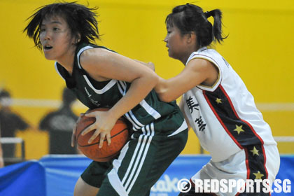 Mayflower Secondary vs Anglican High School National B Division girls' Basketball Championship first round