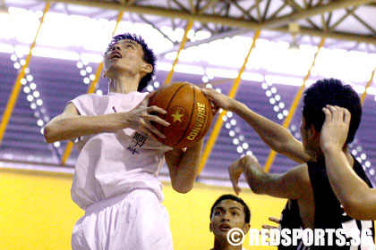 Yishun vs Yuying National B Division boys' Basketball Championship first round