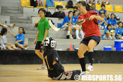 Floorball A Div Girls 2010 VJC vs HCI