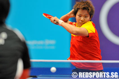 Youth Olympic Table Tennis Girls Finals