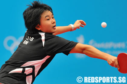 Youth Olympic Table Tennis Quarter Finals