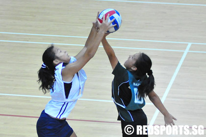 C division netball 2011 final - CHIJ vs RGS