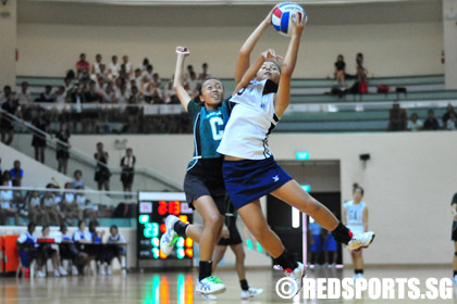 C division netball 2011 final - CHIJ vs RGS