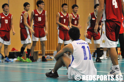 ASEAN school games basketball boys SIN vs THAI