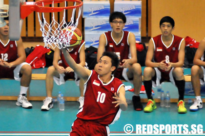 ASEAN school games basketball boys SIN vs THAI