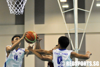 ASEAN school games basketball boys SIN vs THAI