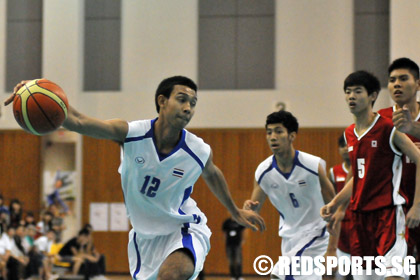 ASEAN school games basketball boys SIN vs THAI