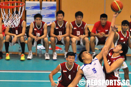 ASEAN school games basketball boys SIN vs THAI