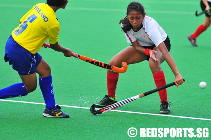 Asean School Games Hockey Singapore vs Thailand