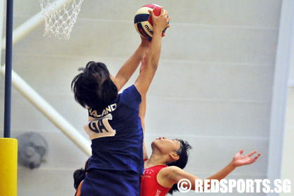 Asean School Games Netball Singapore vs Thailand