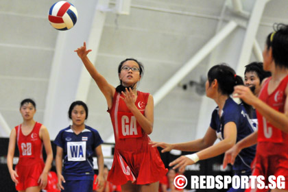 Asean School Games Netball Singapore vs Thailand