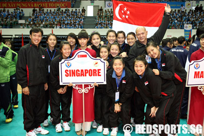 the singapore team at the