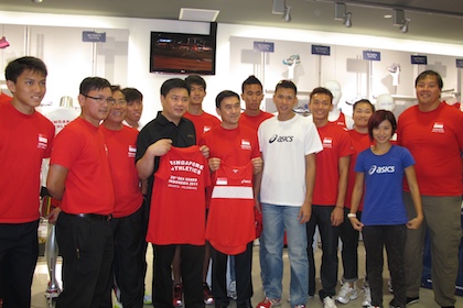 asics sponsorship singapore track and field