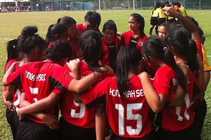 hong kah vs woodlands b division football girls