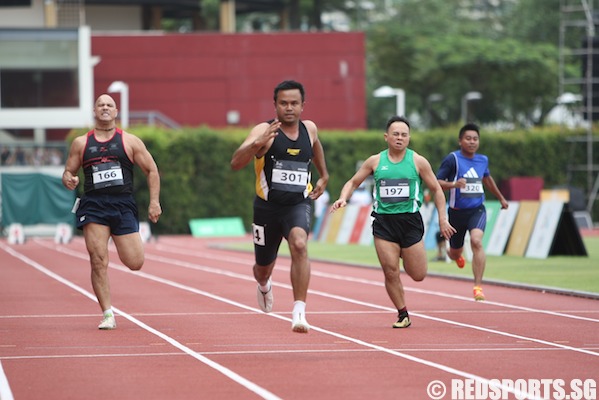 hassan saini singapore national games 100m