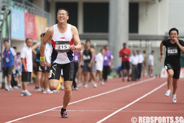 tan kim seng singapore national games 100m