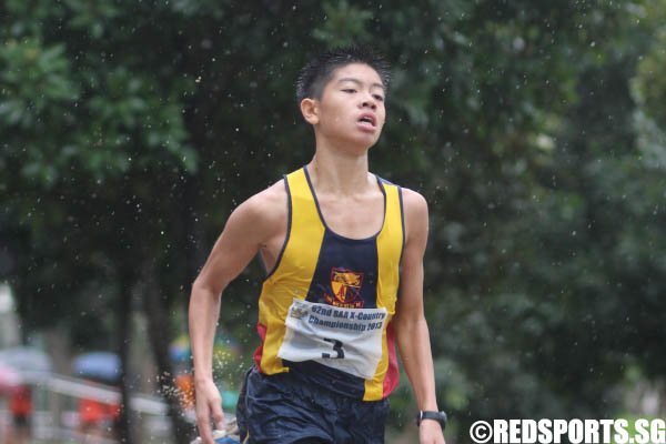 Issac Tan, of Anglo- Chinese School (Independent) came in second, just 20 secs behind Louis.