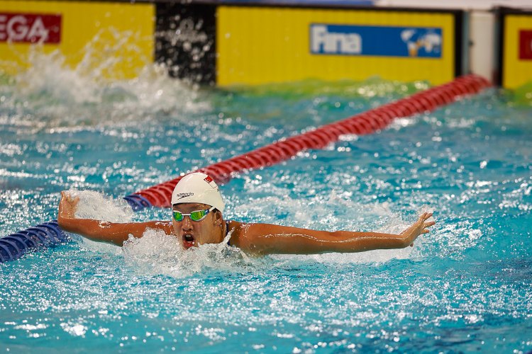 tan jing e swimming world cup