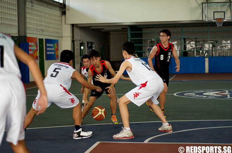 dunman vs tampines east zone b div basketball