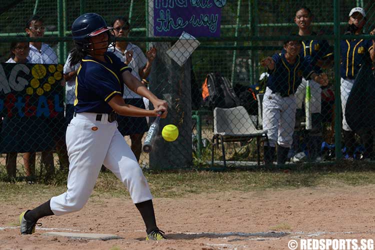 Bdivision Softball CHIJ St. Theresa’s Convent vs Methodist Girls School.