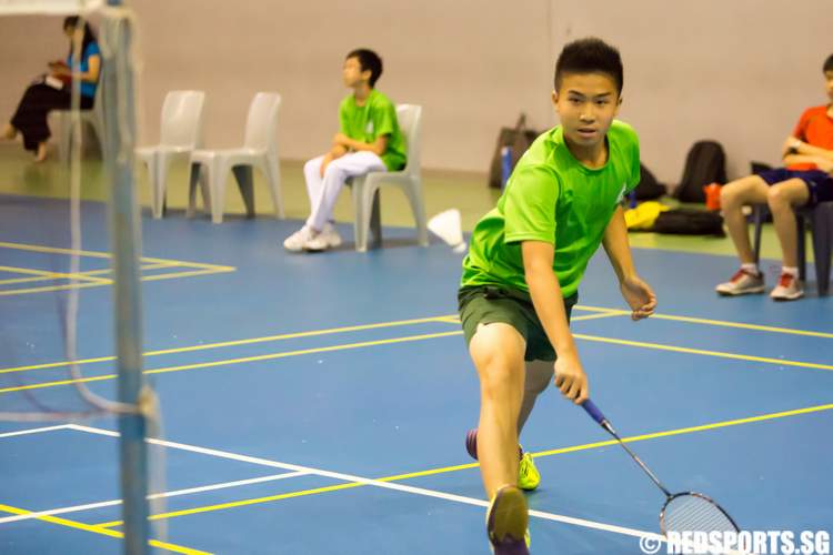 south zone b div badminton raffles institution st. joseph's institution