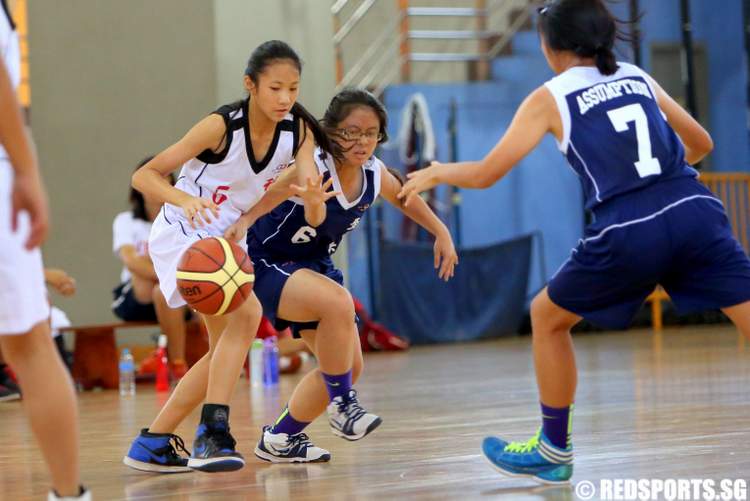 west zone b div basketball kranji assumption english