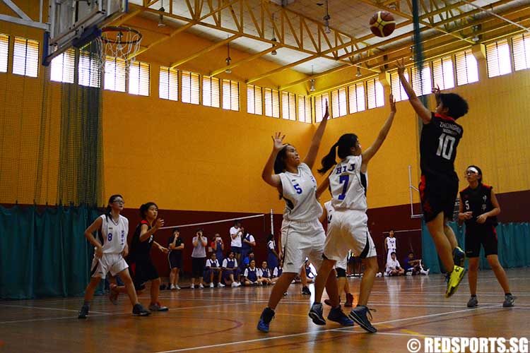 B Division Girls Basketball Singapore CHIJ Toa Payoh vs Zhonghua Secondary School