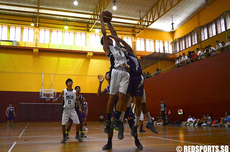 B Division Boys Basketball Anglo-Chinese School Barker vs Queensway Secondary School