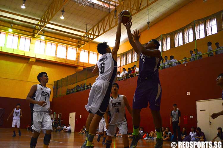 B Division Boys Basketball Anglo-Chinese School Barker vs Queensway Secondary School