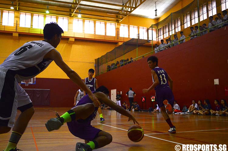 B Division Boys Basketball Anglo-Chinese School Barker vs Queensway Secondary School