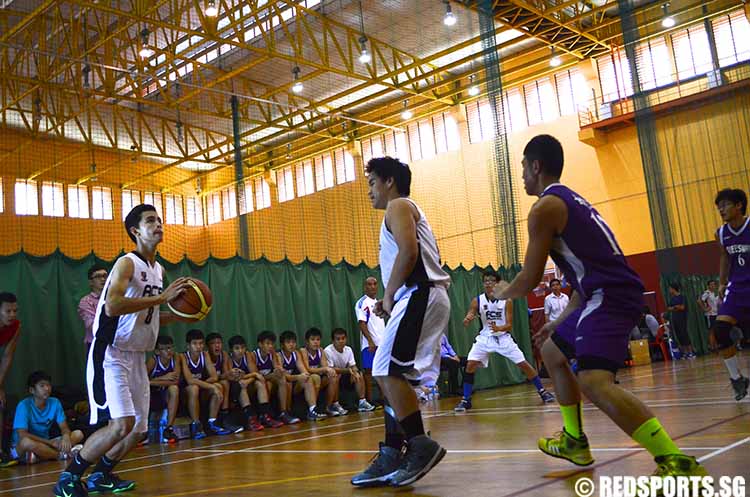 B Division Boys Basketball Anglo-Chinese School Barker vs Queensway Secondary School