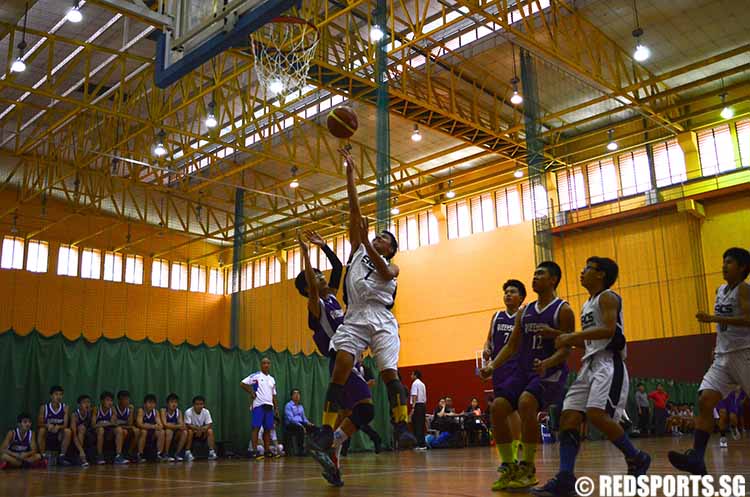 B Division Boys Basketball Anglo-Chinese School Barker vs Queensway Secondary School