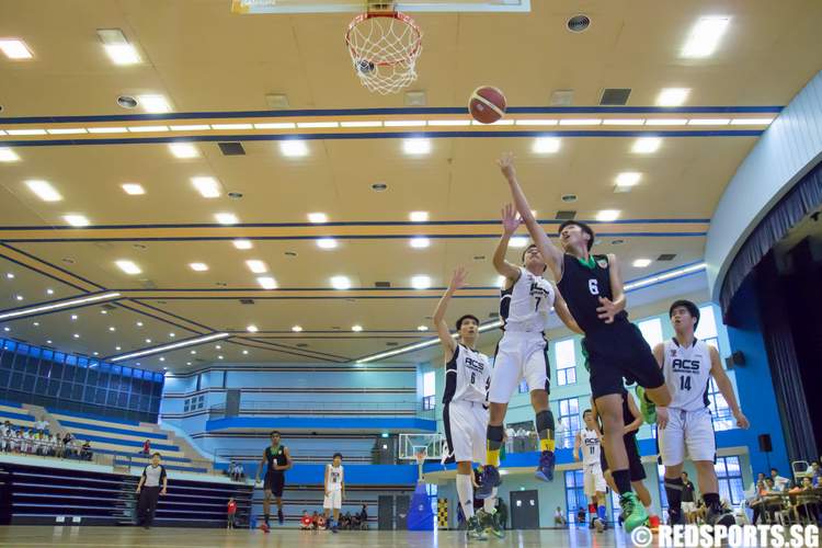 south zone b div basketball final anglo-chinese (barker road) raffles institution