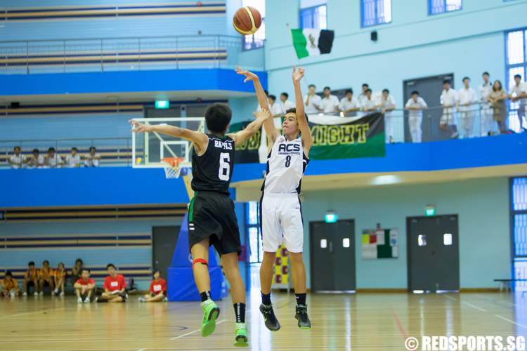 south zone b div basketball final anglo-chinese (barker road) raffles institution