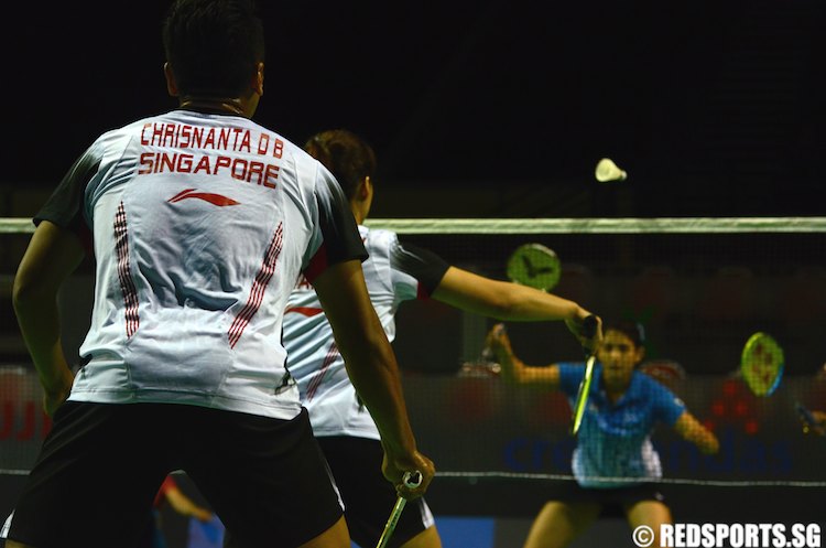 OUE Singapore Badminton Open Mixed Doubles Singapore (Vanessa Neo, Danny Chrisnanta) vs India (Tarun Kona, Ashwini Ponnappa)